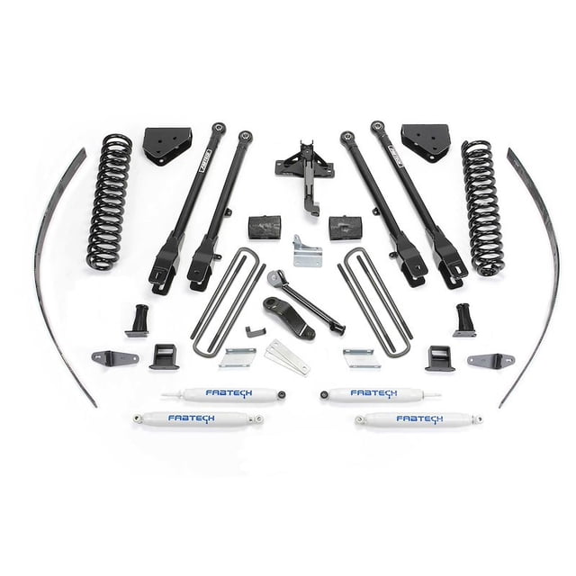 Fabtech K2126 4 Link Lift System Fits 08 15 F 250 Super Duty F 350 Super Duty