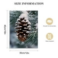 thumbnail image 2 of Nawypu Pine Cone Wall Art Canvas Prints Christmas Picture Pine Cone Painting Stretched and Framed Ready to Hang for Holiday Decor, 2 of 5