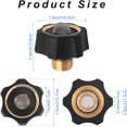 thumbnail image 2 of czcpp-Garden Hose to Pressure Washer Adapter, 3/4" Female to 3/8" Male Inlet Fitting Compatible with Simpson Cleaning 7112362 & Multiple Pressure Washer Pumps Connector Accessories Coupler Attachment, 2 of 4