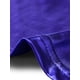 thumbnail image 5 of Camiseta metálica sin espalda para mujer Inspire Chic, con tirantes asimétricos y halter, top brillante, talla M azul, 5 of 6
