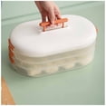 thumbnail image 3 of Dumpling Box Frozen Dumpling Household Refrigerator Chaos Frozen Dumpling Box Multi-layer Tray, 3 of 5