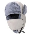 thumbnail image 3 of Gorro de con orejeras, gorro de invierno cálido para hombres, deportes al aire libre, deportes de invierno Gris, 3 of 10