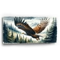 thumbnail image 2 of Epic Art 'Soaring Bald Eagle 1' by Rey Klimt Acrylic Glass Wall Art, 24" x 12", 2 of 8