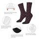 thumbnail image 4 of Balery Animal Paw 1 Calcetas Largas con Estampado para Hombre y Mujer – Suaves y Transpirables, Talla Única (US 5-11), 4 of 6