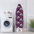 thumbnail image 3 of HELLHERO Ironing Board Cover Elastic Edge Replacement 3 Fasteners Iron Cover Replacement Accessories, Christmas Skull Rose, 3 of 5