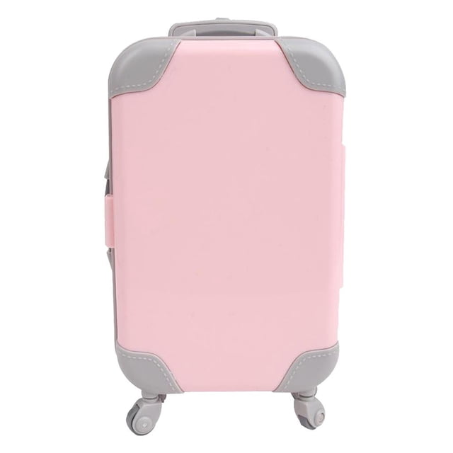 Nvzi 18 "Maleta de mano para muñecas infantiles, rosa"
