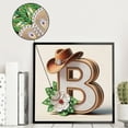 thumbnail image 5 of 5D DIY Diamond Painting Kit Hat Letter B Special Shape Creative Diamond Craft Suitable for Home and Office Decor, Festive Gifts, 5 of 7