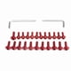 thumbnail image 4 of Motorcycle Screws Nuts Kit for Yamaha YZF R1 R6 R3 2004-2008(Red), 4 of 4