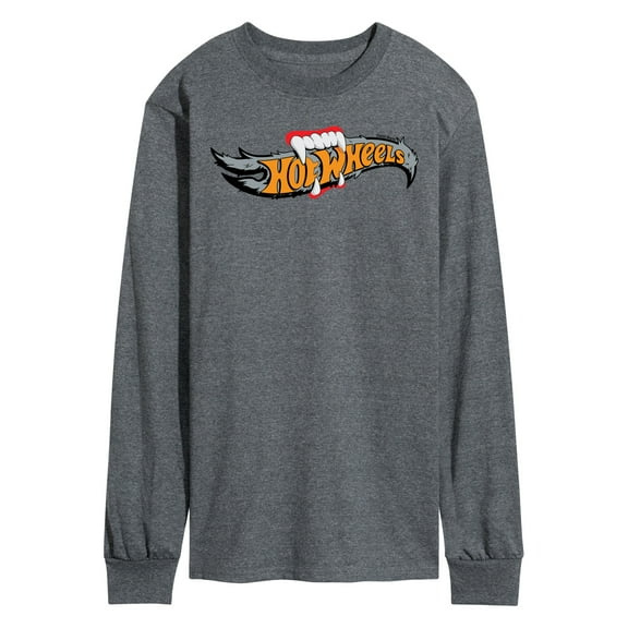 Hot Wheels - Halloween - Logo Bitten With Fangs - Men's Long Sleeve T-Shirt