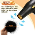 thumbnail image 3 of 20 Pcs Faux Fur Pom Poms for Hats - 4.5 Inch Fluffy DIY Knitting Hat Pompoms with Elastic Loop, Removable Crochet Crafts Accessories for Shoes Scarves Gloves Bags Keychains (10 Color-Dark), 3 of 7