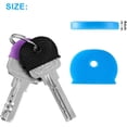 thumbnail image 2 of LHX YIN1YU1YU20 Pieces Key Caps Covers Tags Flexible Key Covers Plastic Key Identifier Rings For Easy Identifying Keys, 10 Colors (Semicircular Key Caps) Durable Design, 2 of 5