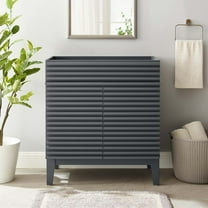 Modway Render 30" Bathroom Vanity Cabinet (Sink Basin Not Included) in Gray