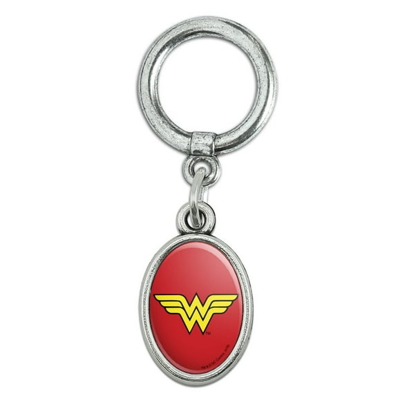 Wonder Woman Classic Logo Shoe Sneaker Shoelace Oval Charm Jewelry
