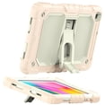 thumbnail image 3 of ELEHOLD for Samsung Galaxy Tab A 8.0 (2019) SM-T290/SM-T295 Ragged Case, Soft Silicone Hard PC Shoulder Strap Built-Kickstand Anti-Drop Shockproof Heavy Duty Protective Cover Case,Rosegold, 3 of 10