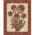 thumbnail image 2 of David, Elizabeth 26x32 Black Ornate Wood Framed with Double Matting Museum Art Print Titled - Global Flowers I, 2 of 4