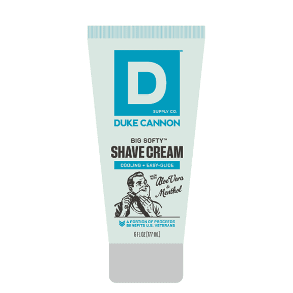 Duke Cannon Big Softy Shaving Cream for Men, 6 fl oz