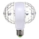 thumbnail image 2 of Bombilla Led Giratoria, Efecto Estroboscópico Rgb, Luz de Bajo Consumo, Patrones de Cristal Multicolor, Decoración para Fiestas, Clubes, Bares, Bodas y Cumpleaños, Casquillo E27, Tamaño 11 X 13 Cm., 2 of 7