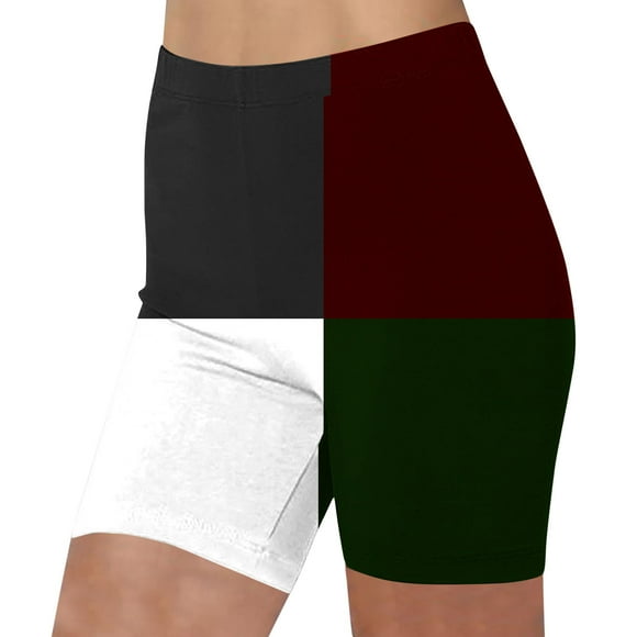 Yoga Shorts for Women, Fashion Womens Printed Yoga Leggings Fitness Running Gym Ladies Solid Sports Active Three Minutes Pants