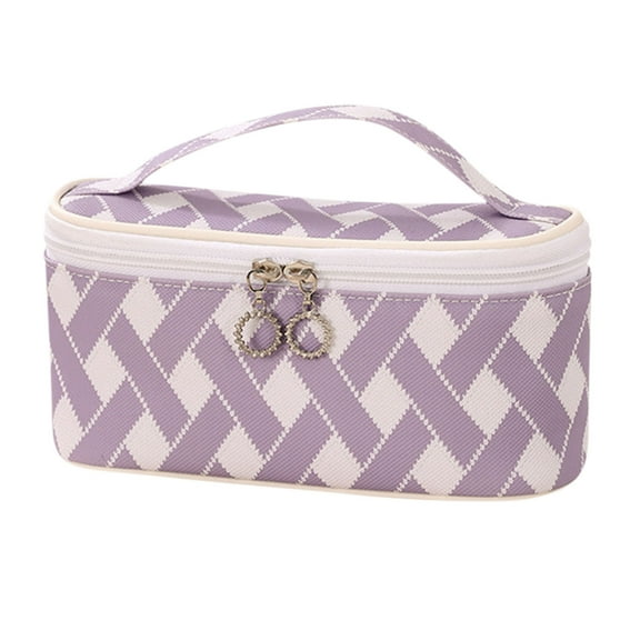EUDIDV Ornament Storage Portable Makeup Bag With Large Storage Capacity Exquisite And High End Travel Storage Box Wash Bag Storage Bins