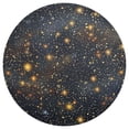thumbnail image 3 of Ryvnso Glitter Shiny Galaxy Round Plate Mats Dining Table Placemat Set of 4 for Holiday Decoration, 3 of 7
