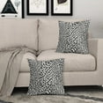 thumbnail image 3 of Black Cheetah Pillow Covers 16x16 Inch Set of 2 Black and White Leopard Print Throw Pillow Covers Animal Spots Outdoor Pillowcase Cushion Cover Modern Decorative Pillows for Couch Bed Sofa Home Decor, 3 of 6
