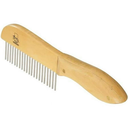 Master Grooming Tools TP70838 Ultimate Coarse Comb with Wooden Handle