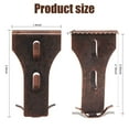 thumbnail image 2 of 10Pcs Brick Clips for Hanging Outdoors,Steel Picture Hangers, Heavy Duty Brick Wall Hangers for 2-1/4 inches to 2-3/8 inches High Bricks, 2 of 7