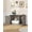 Greige, variant on Hzuaneri 39.4" Cat Litter Box Enclosure, Hidden Cabinet Furniture with Bell, Farmhouse Style, Greige