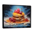 thumbnail image 2 of Designart "Pop Art Pancake Breakfast I" Food & Beverage Floater Framed Canvas Print, 2 of 7