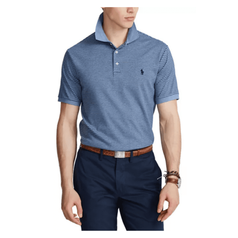 Polo Ralph Lauren Classic Fit Soft Cotton Polo Shirt,Blue/Navy,S 
