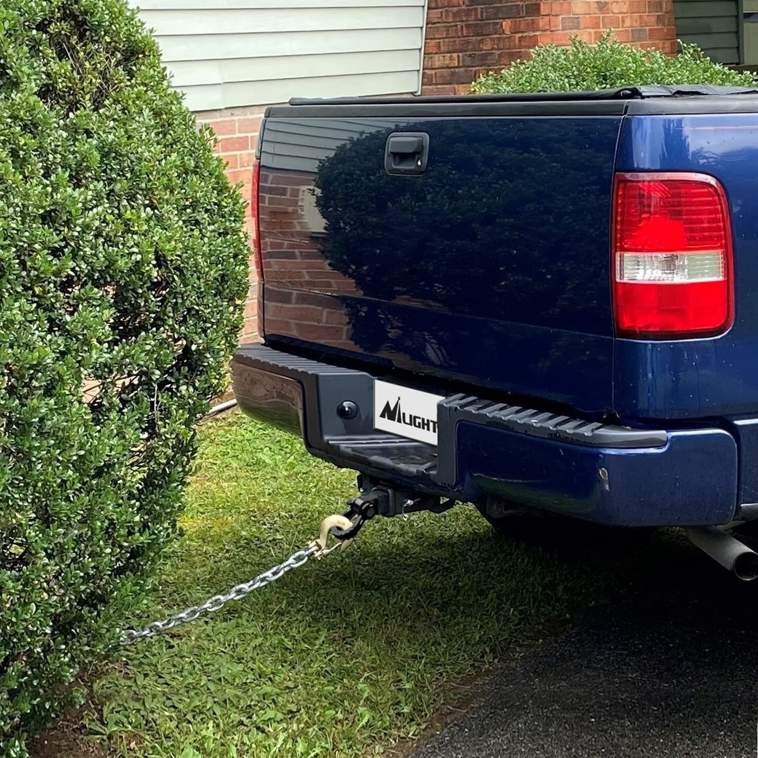 Nilight Shackle Hitch Receiver 2Inch 45000 lbs Breaking Strength 3/4" D Ring Shackle w/Trailer Hitch Pin Heavy Duty Solid Recovery Towing Kit for Trucks Jeeps Off-Road