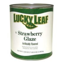 6 PACKS : Knouse Foods Lucky Leaf Glaze Strawberry Pie Filling, 120 Ounce by