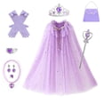 thumbnail image 6 of 【Sxzmall】11Pcs Princess Cape Set, Princess Dress up Clothes for Little Girl, Princess Dresses for Girl 3-8 Years Birthday Gift, 6 of 9