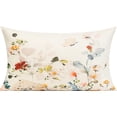 thumbnail image 2 of 12x20 Outdoor Lumbar Boho Throw Pillow Covers Yellow Flower Watercolor Patio Furniture Spring Colorful Floral Decor Summer Sage Green Leaves Butterfly Cushion Covers Set of 2 for Sofa Couch, 2 of 3