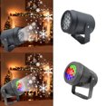 thumbnail image 1 of Abs Stage Lights Christmas Projector Light 16 Patterns Snowflake Snowstorm Rotating Decoration with Adjustable Bracket for Holiday Ambiance Stage Lighting,12x11x9cm(1PCS) JASKFLY, 1 of 7