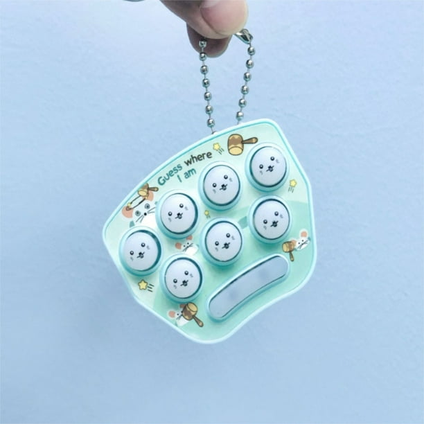 Llavero con juego Whack-A-Mole Xihbxyly juegos de memoria electrónica con luz LED para niños y adultos