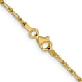 thumbnail image 4 of Auriga Fine Jewelry 14K Yellow Gold 1.6mm Link Franco Chain Necklace 24 inch for Women, 4 of 4