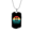 Military Chain (Gold), variant on Gemini Colors Zodiac Dog Tag Necklace Stainless Steel 24" Chain Silver Tone or Gold Tone
