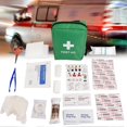 thumbnail image 3 of Emergency Aid Kit Home Outdoor Emergency Survival Treatment Tool BagGreen, 3 of 5