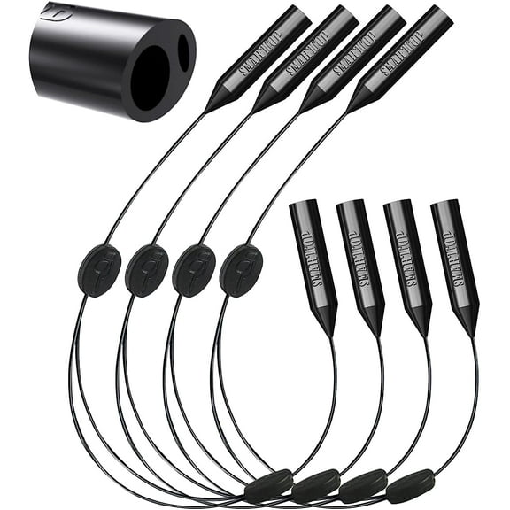 Glasses Strap, upgraded two holes adjustable Glasses holder-No Tail Eyeglasses string strap-Sunglass holder -4 pack