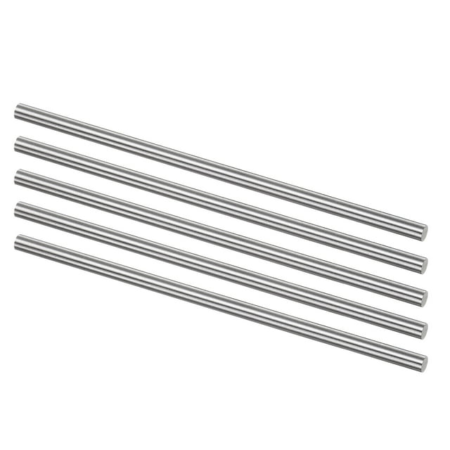 Unique Bargains Round Metal Rods 4.5mm x 150mm High Speed Steel (HSS) Lathe Bar Stock Tool 5 Pieces