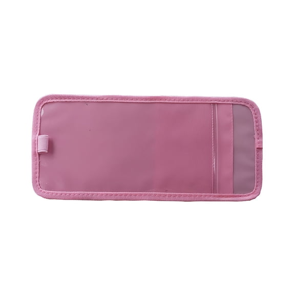 MELIVO Handicap Placard Holder Disabled Parking Permit Sign Protector Universal Easy to Install Car Visor Auto Card Clip with Pen Holder