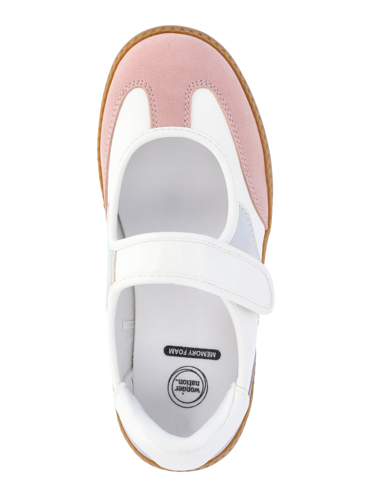 Wonder Nation Toddler, Little, and Big Girls Ballet Sneakers