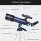 thumbnail image 5 of Telescopios astronómicos para niños y adultos Telescopio profesional con trípode Telescopio refractor astronómico Telescopio de viaje con 2 oculares de aumento YUNYI BRAND  Deportes, 5 of 7