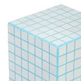 thumbnail image 6 of JONATHAN Y END2000E Callista 18" Modern Bohemian Ceramic Tiled Rectangle End Table, White/Neon Blue, 6 of 6