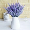 thumbnail image 4 of Artificial Lavender Flowers , Fake Lavender Potted Plant, Decoration for Home Office Garden Wedding Party Decor, 2 Bundles, 4 of 8