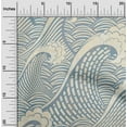 thumbnail image 2 of oneOone Cotton Silk Dusty Blue Fabric Japanese Sewing Material Print Fabric By The Yard 42 Inch Wide, 2 of 6
