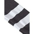 thumbnail image 6 of Cindysus Women T Shirt Striped T-shirt Color Block Tee Work Pullover Comfy Tunic Blouse Dark Gray L, 6 of 6