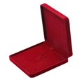 thumbnail image 3 of Caja de Joyería de Bandeja de Viaje Caja de Exhibición de Almacenamiento de Colr - Vino rojo Sunnimix Vitrina de collar de terciopelo, 3 of 7