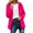 Hot Pink, variant on Windbreaker Jacket Women Spring Fall Long Sleeve Casual Windproof Waterproof Zip Up Hooded Hiking Jackets with Pockets